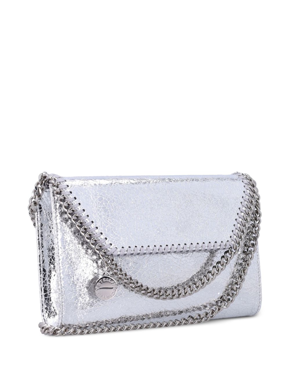 Stella McCartney 581238WP05878101 borsa silver metallizzata