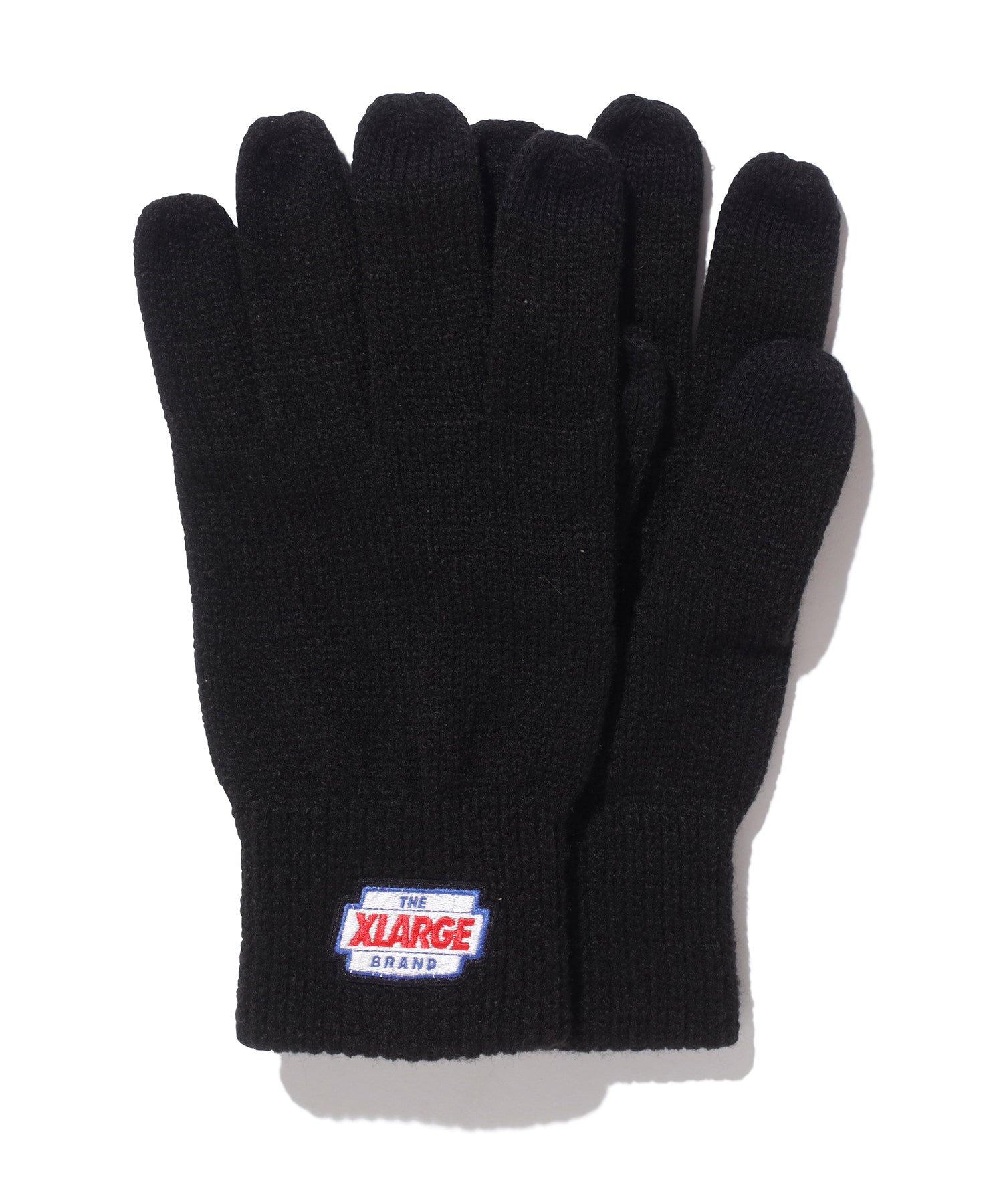 X-Large Emblem Logo Glove guanti neri taglia unica