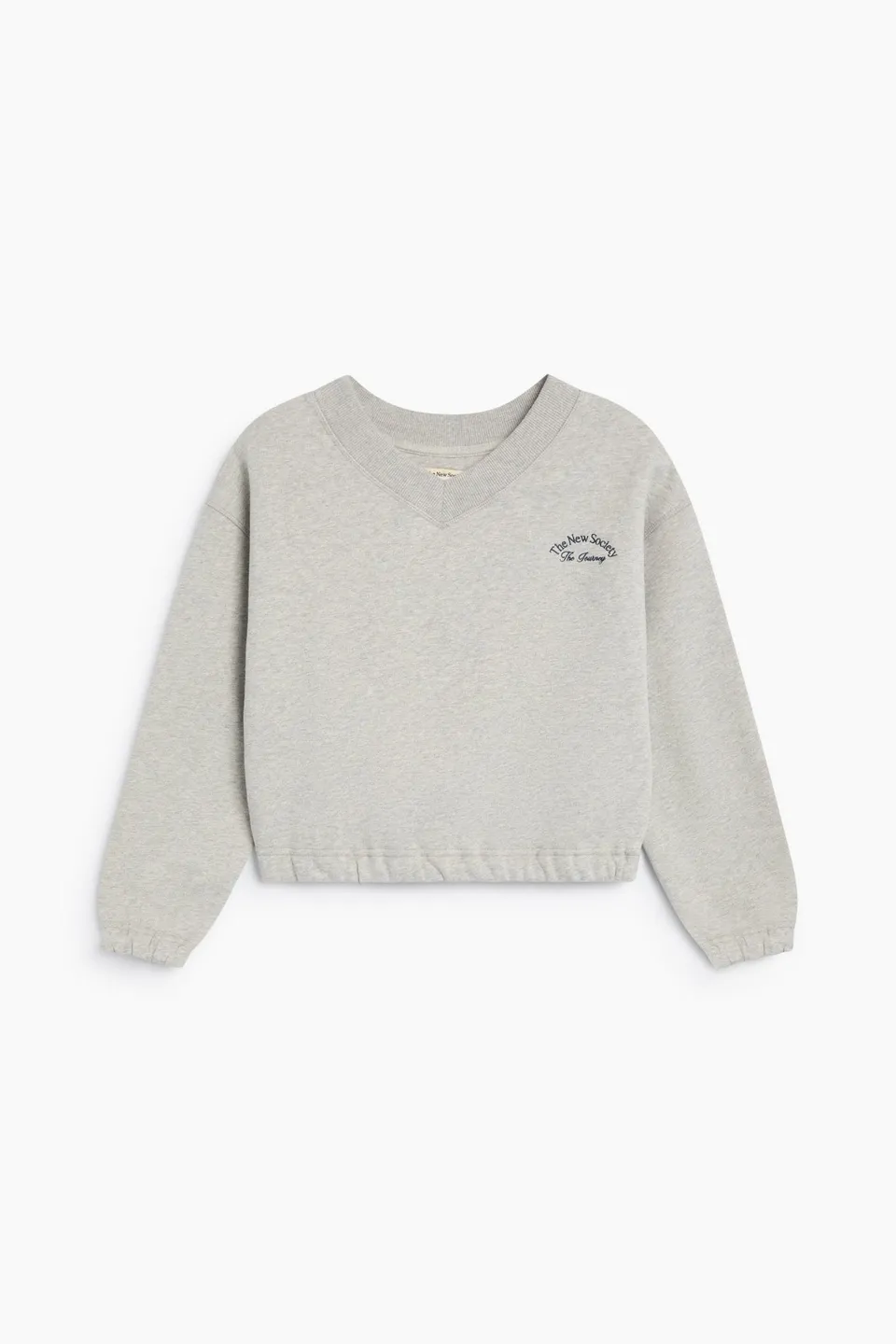 The New Society Mochi felpa teen cotone cropped