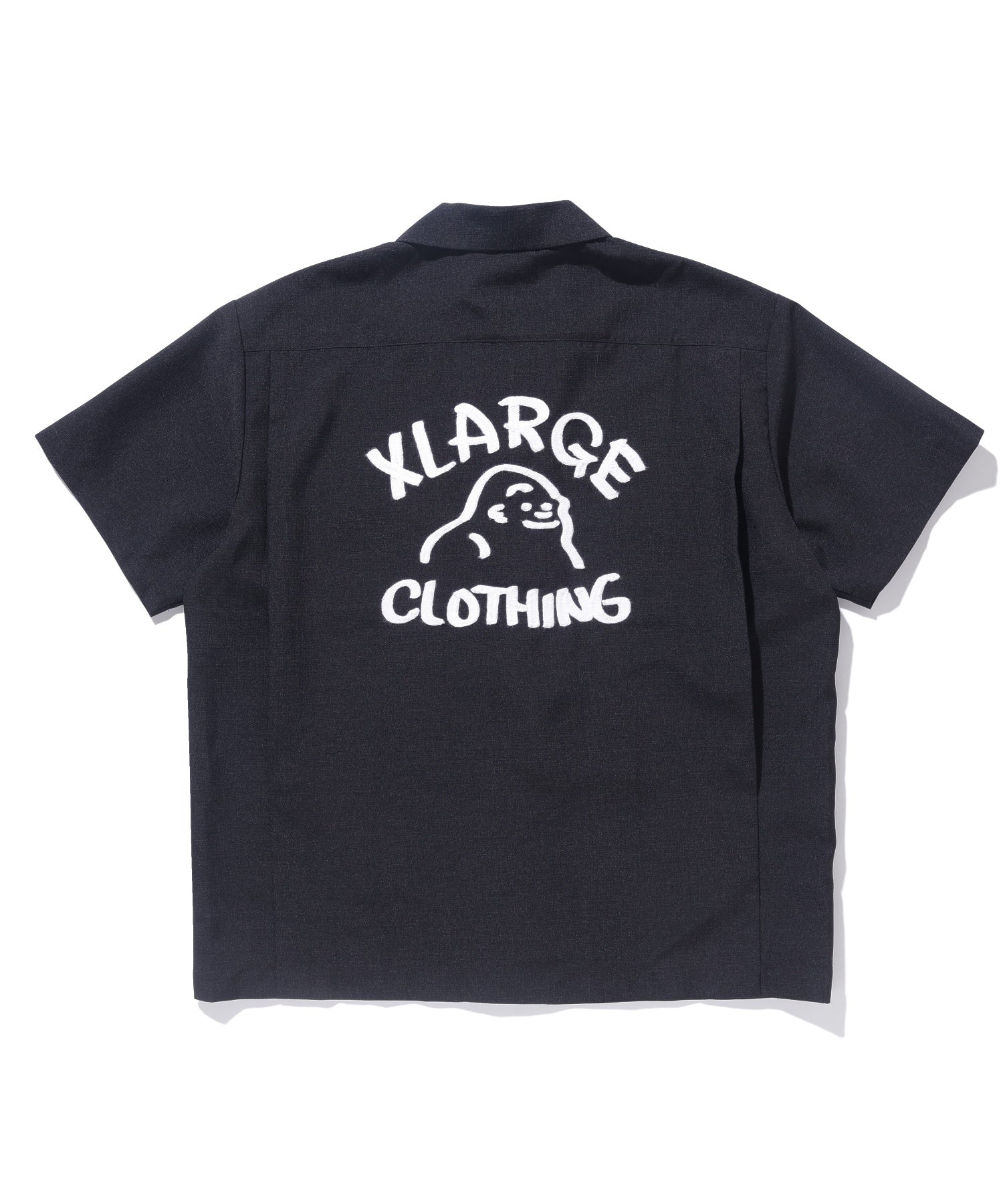 X-Large Drawing OG S/S Work Shirt camicia nera manica corta