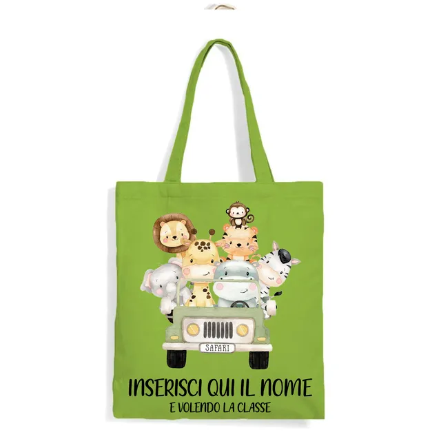 Mr. Gadgets Macchina Animaletti shopper verde quotidiana