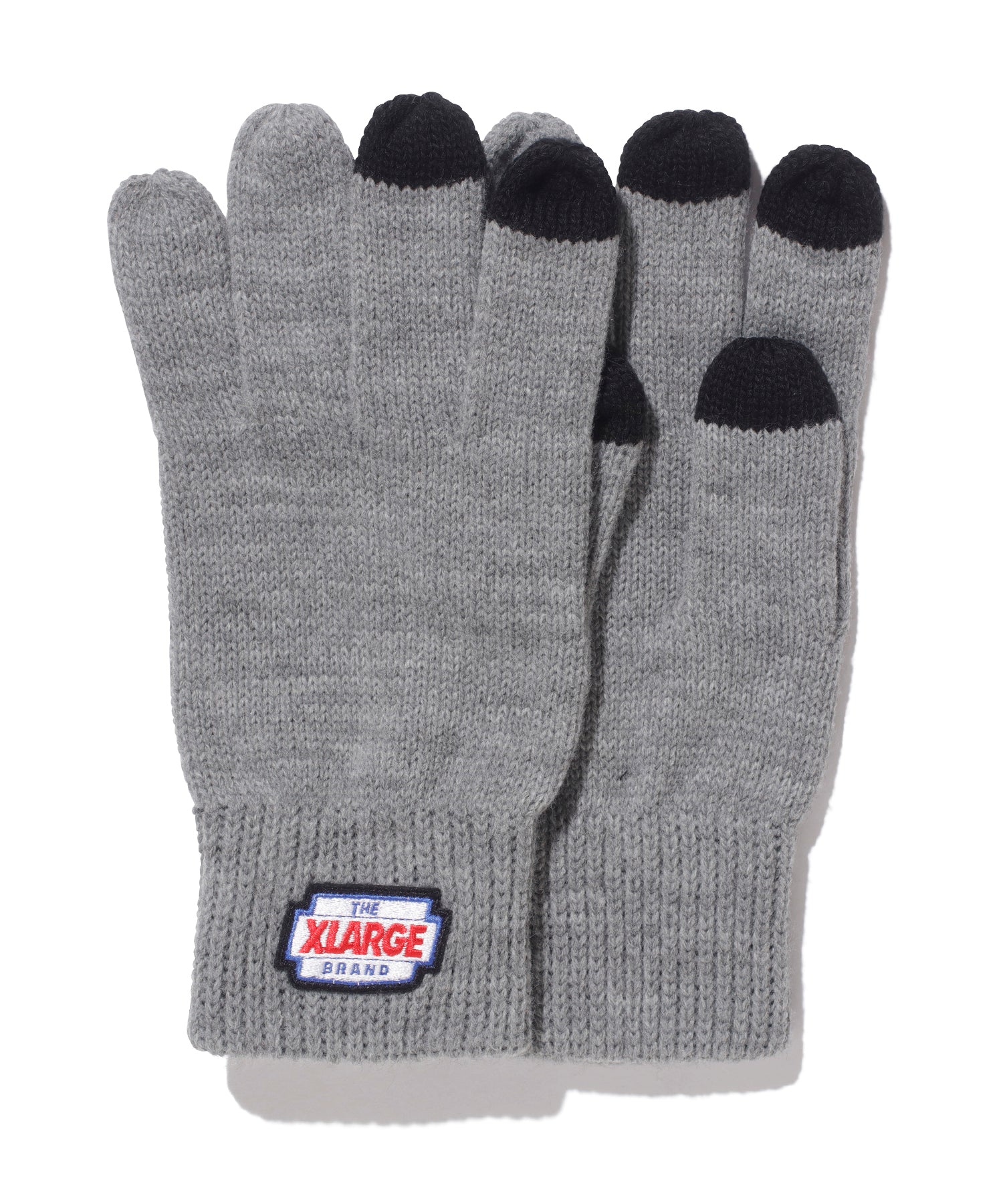 X-Large Emblem Logo Glove guanti neri taglia unica