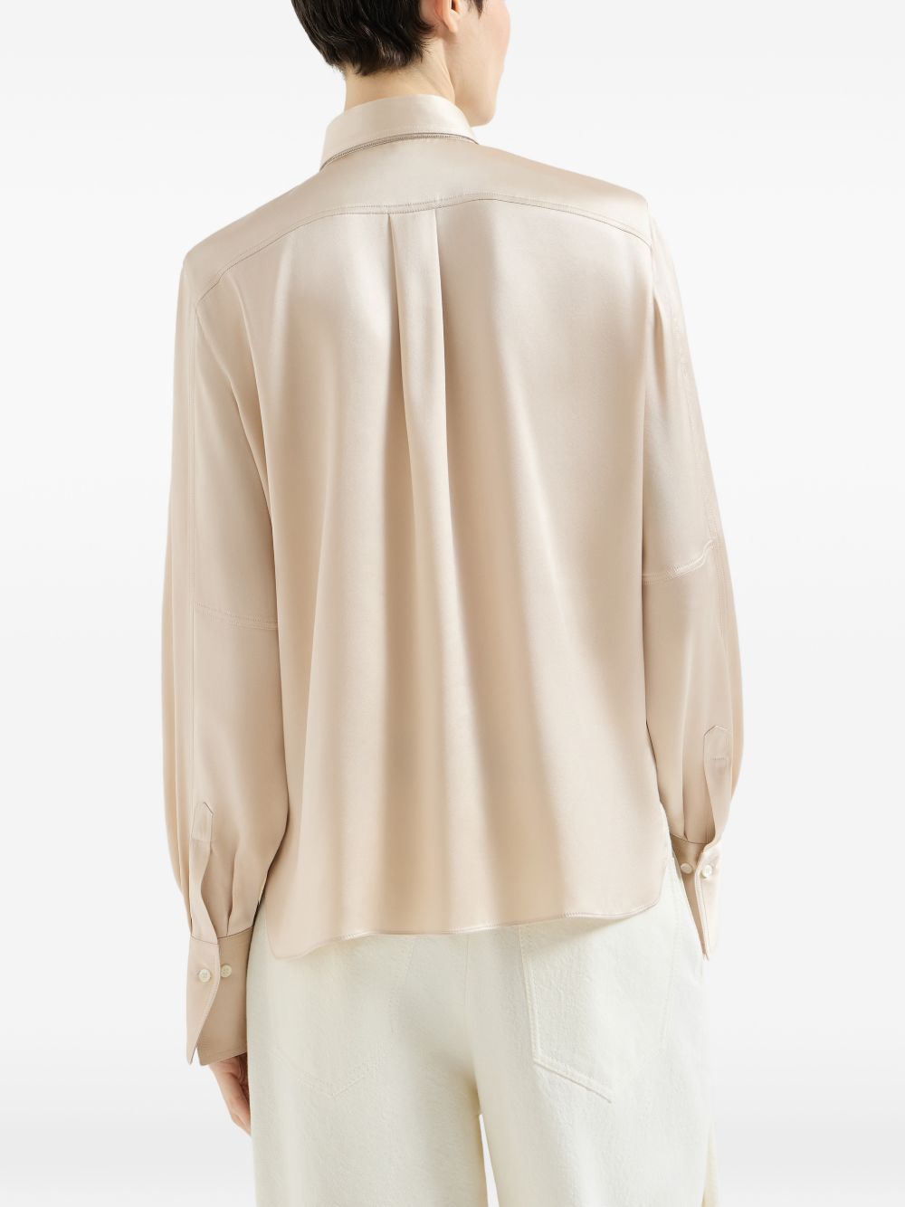 Brunello Cucinelli M0C59NR516 camicia sabbia donna