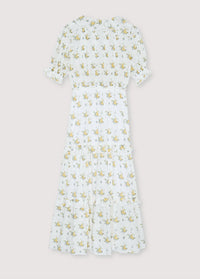 The New Society Mimosa camicia floreale cotone bottoni