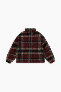 The New Society Roo Jacket giacca lana quadri multicolore