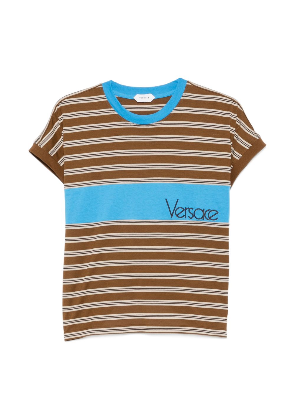 Versace 1025511 1A18439 t-shirt uomo chestnut beige