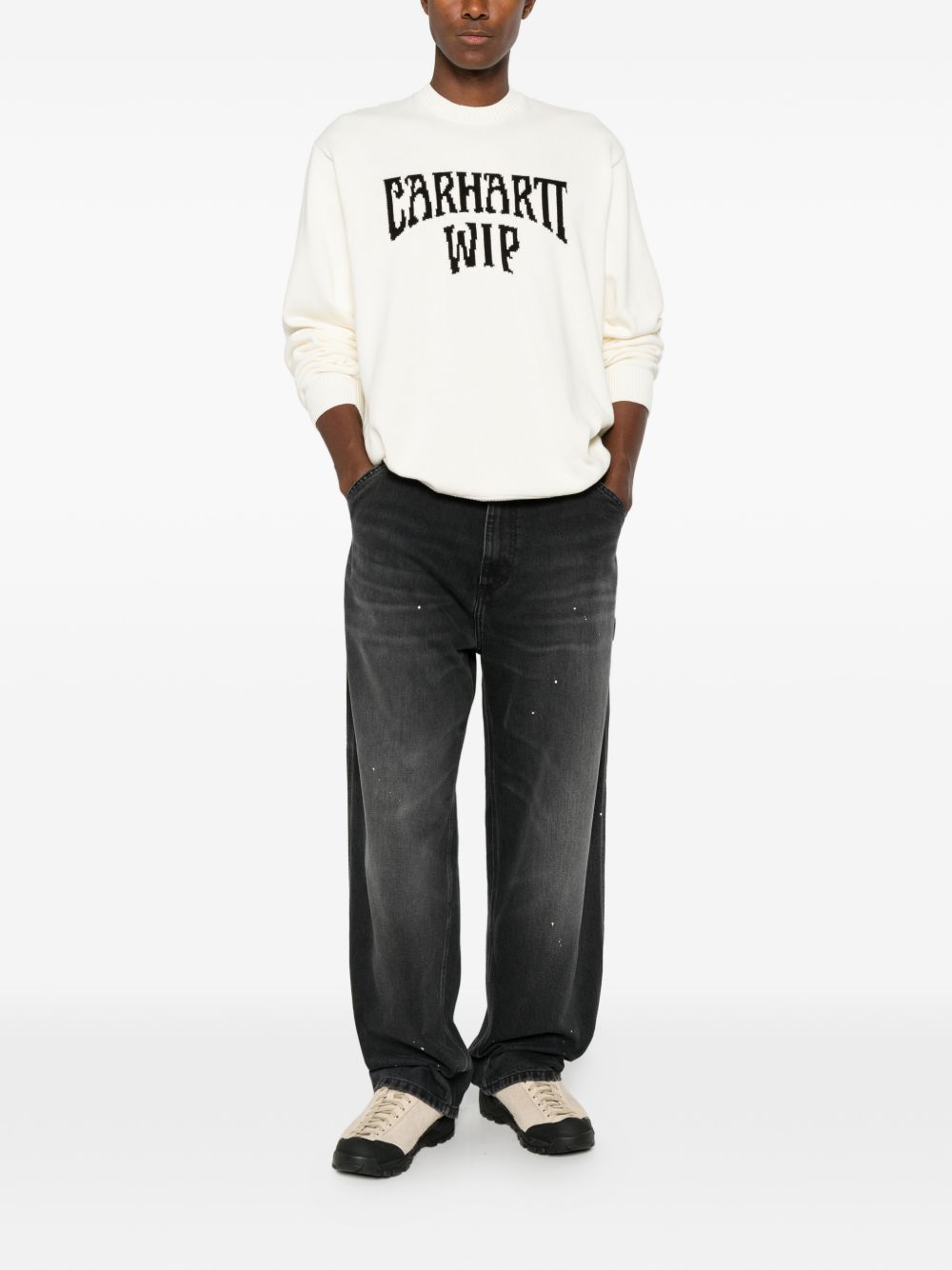 Carhartt I036847 maglia uomo wax black invernale