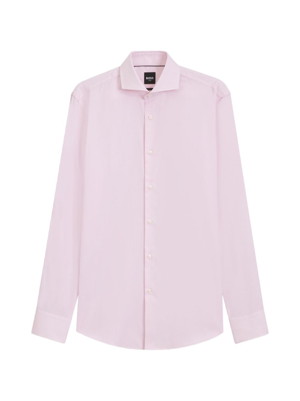 BOSS 50567316 camicia rosa chiaro collo grande