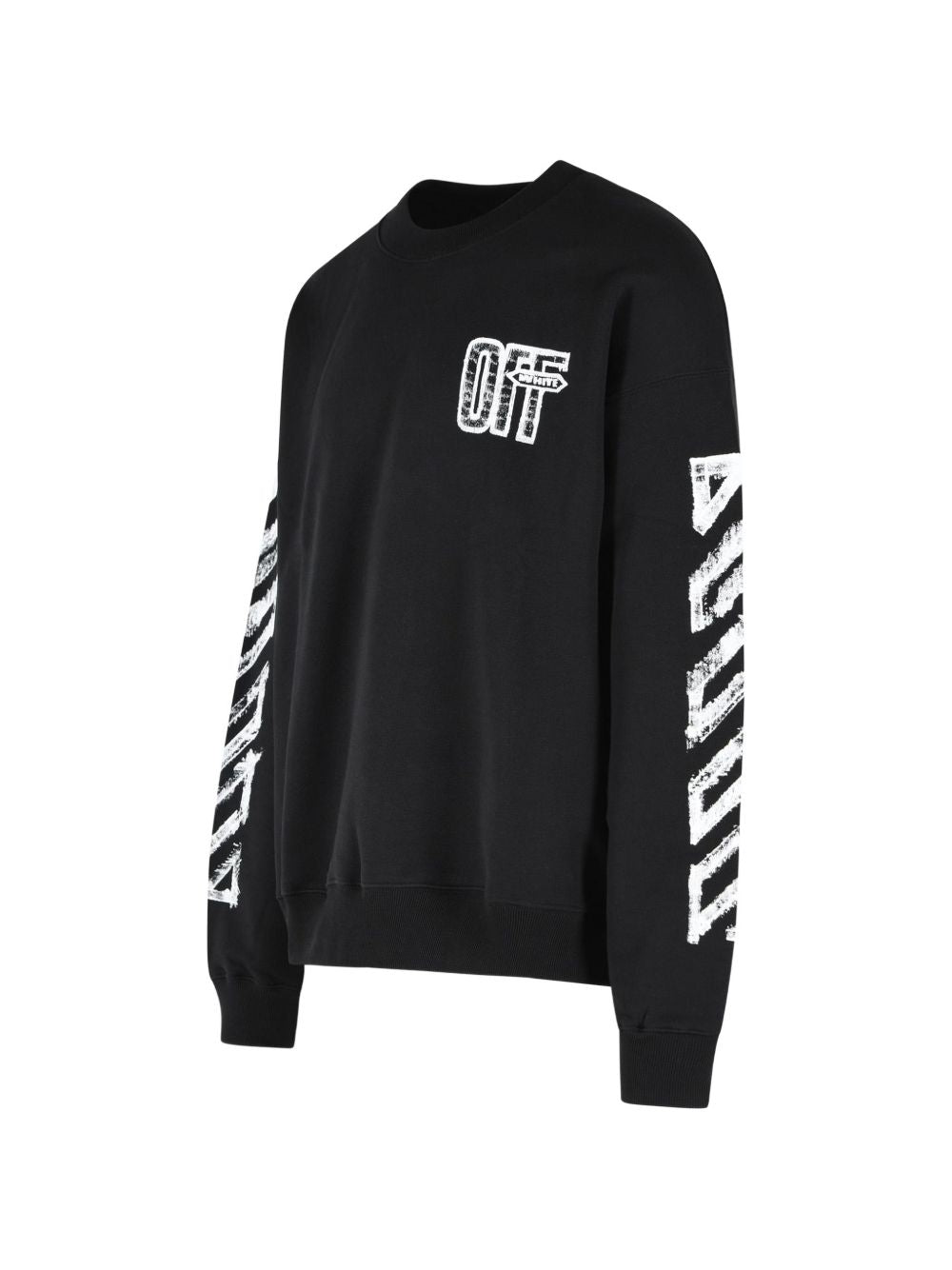 Off-White 4MBA054F26F007001 felpa nera uomo