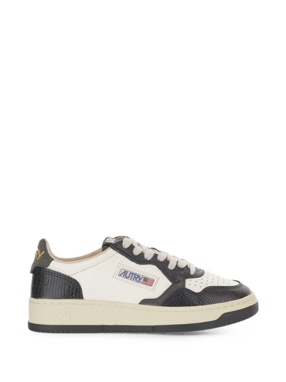 Autry AULW sneakers donna nere coccodrillo