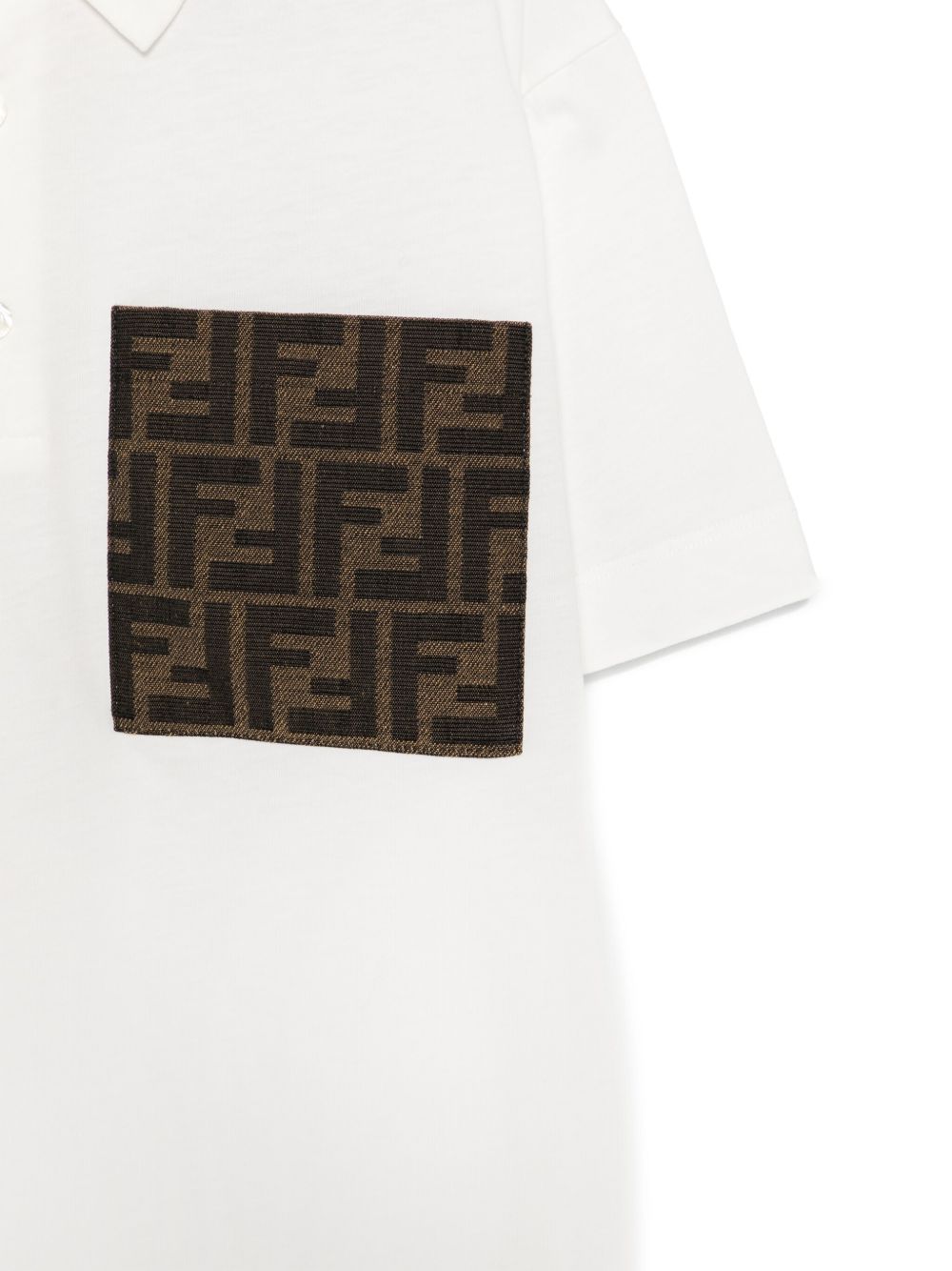 Fendi Kids JMI475 polo bambino quotidiana