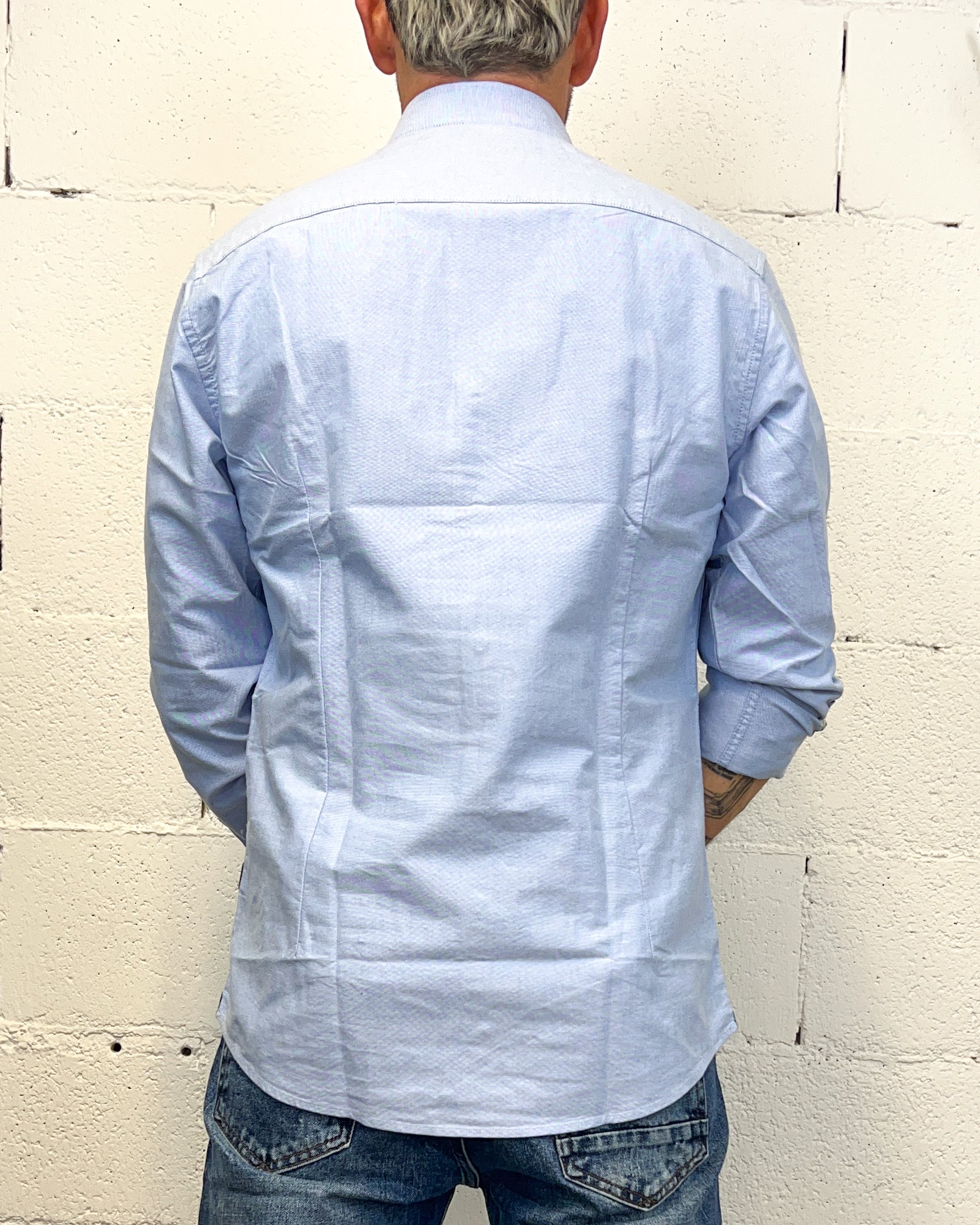 ONLYONE Gianni Lupo Lord Blue camicia vestibilità regolare