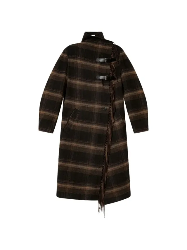 Marant Étoile MA0555FA cappotto donna black khaki