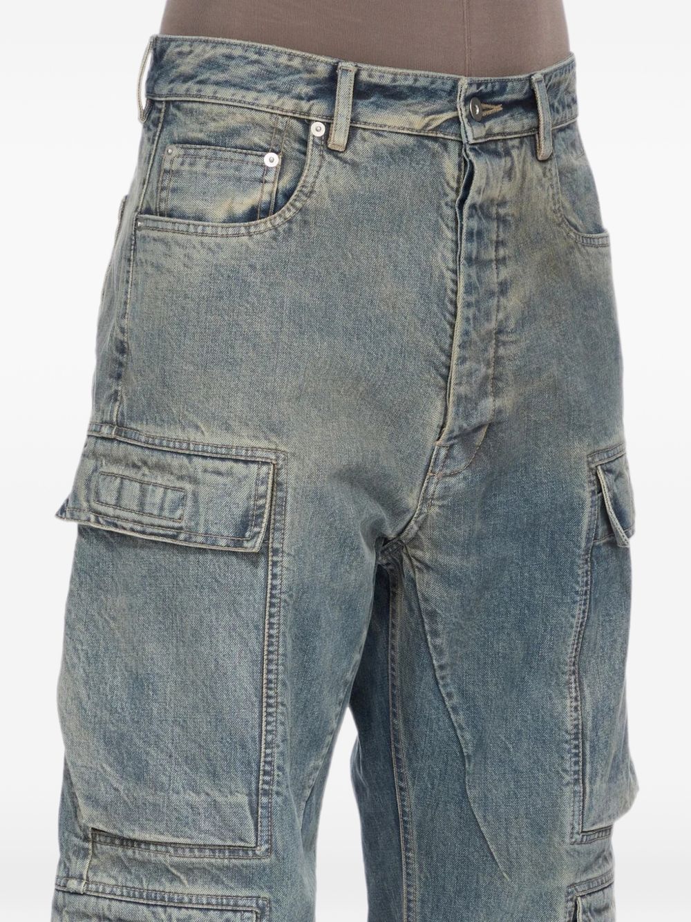 DRKSHDW DU02F6361 jeans uomo mineral indigo