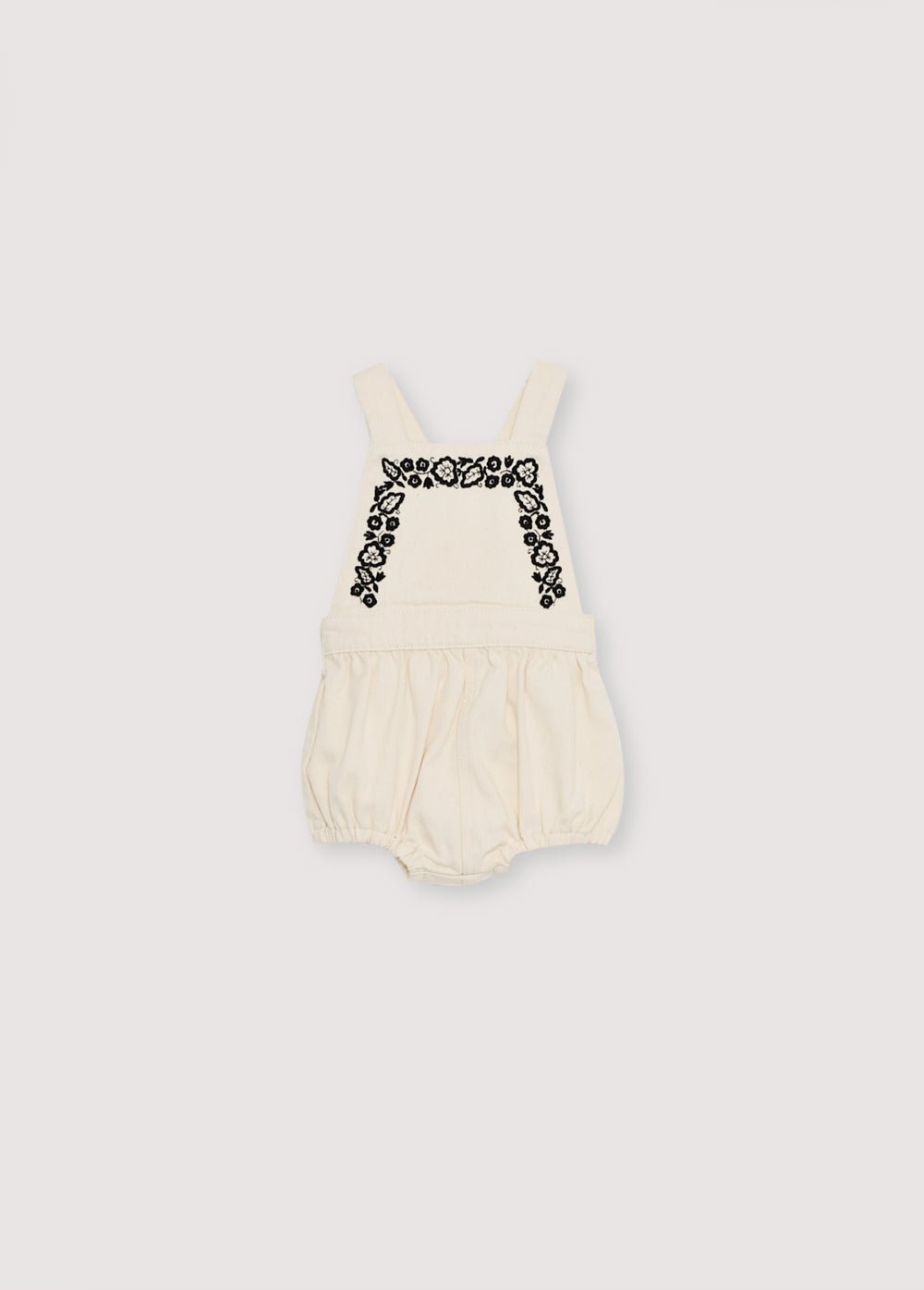 The New Society Tamara pagliaccetto denim bianco 6 mesi