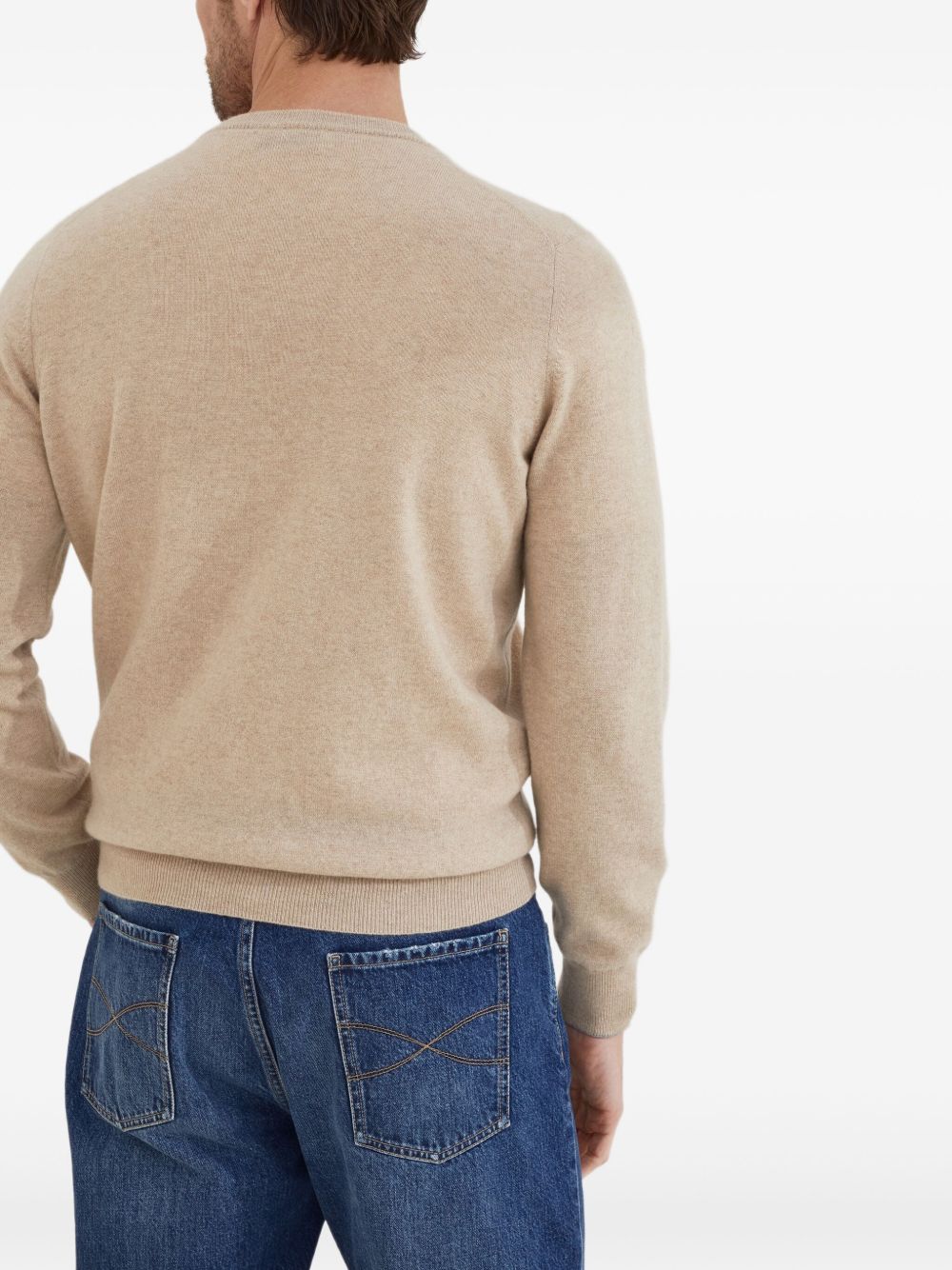 Brunello Cucinelli M2200100 maglia marrone