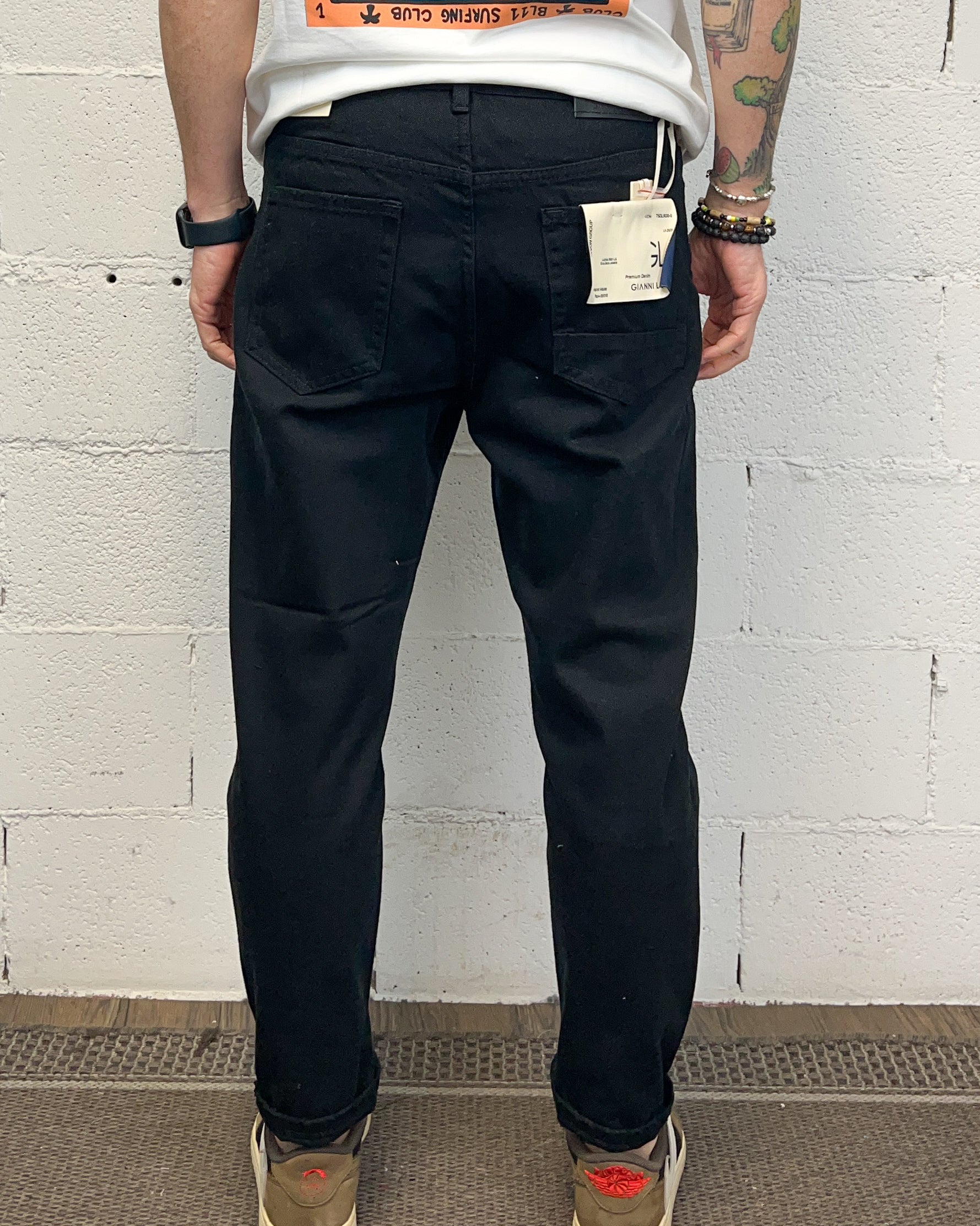 ONLYONE Mike Carrot GIANNI LUPO Jeans Uomo Black