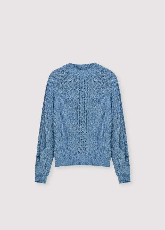 The New Society Pilea Woman Jumper maglione Coastal Ducks cotone bio