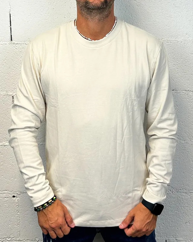 ONLYONE Gianni Lupo t-shirt manica lunga beige