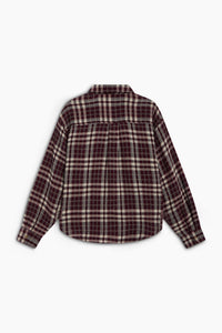 The New Society Ember Shirt camicia donna a quadri lana
