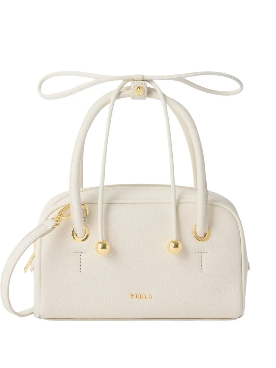 Furla WE00915 borsa a mano bianca con tracolla