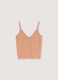 The New Society Lirio top donna pesca maglia fine