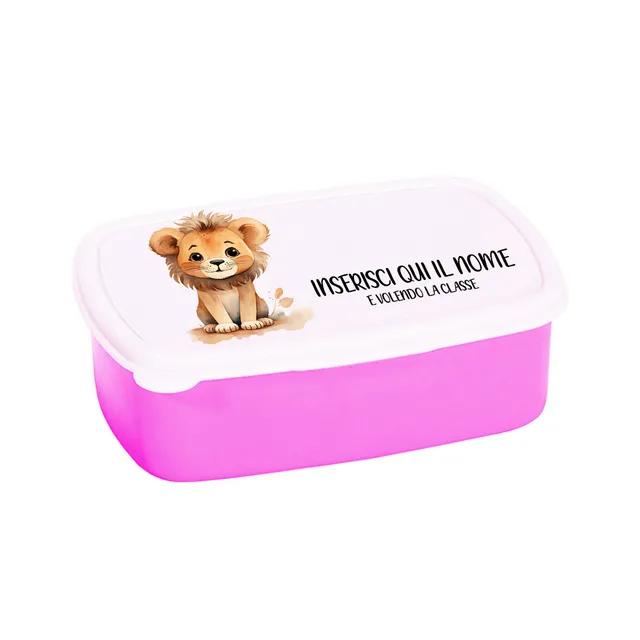 Mr. Gadgets Leone Rosa portamerenda bambini rigido