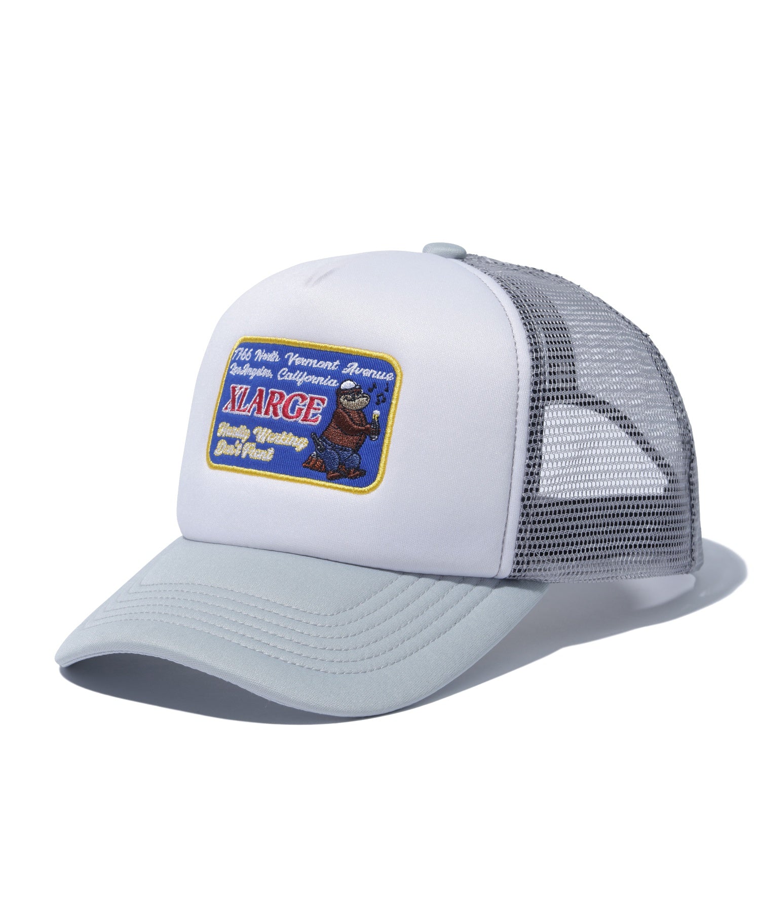 X-Large Bear With Bottles Cap cappellino visiera ricamo