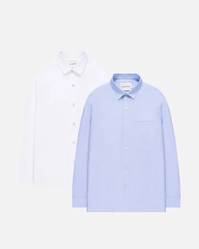 GOODPEOPLE Sox camicia oxford 2 pezzi cotone