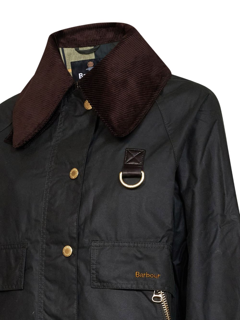 Barbour LWX1333 giubbotto bomber verde donna
