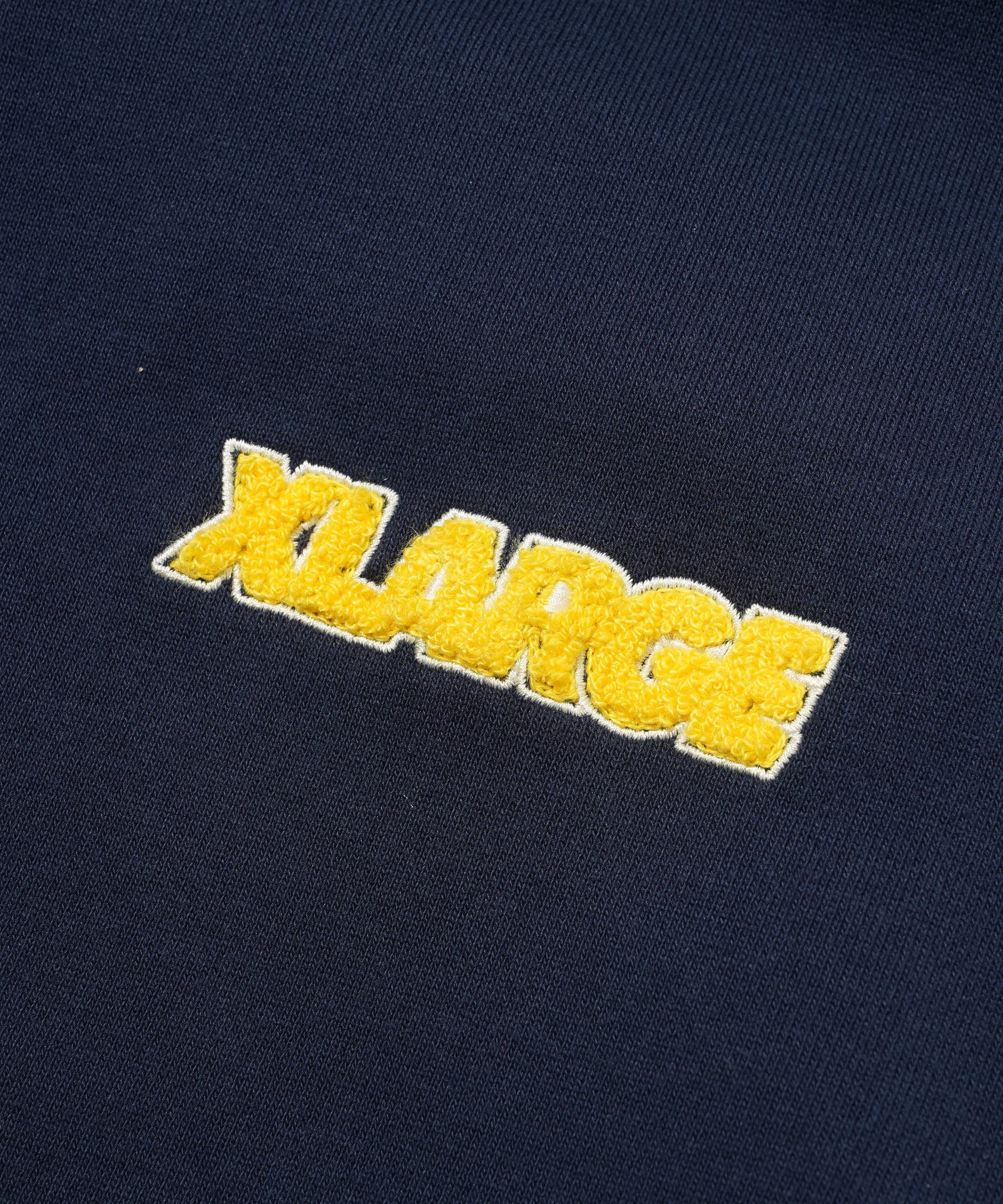 X-Large Chenille Standard Logo felpa con cappuccio nero