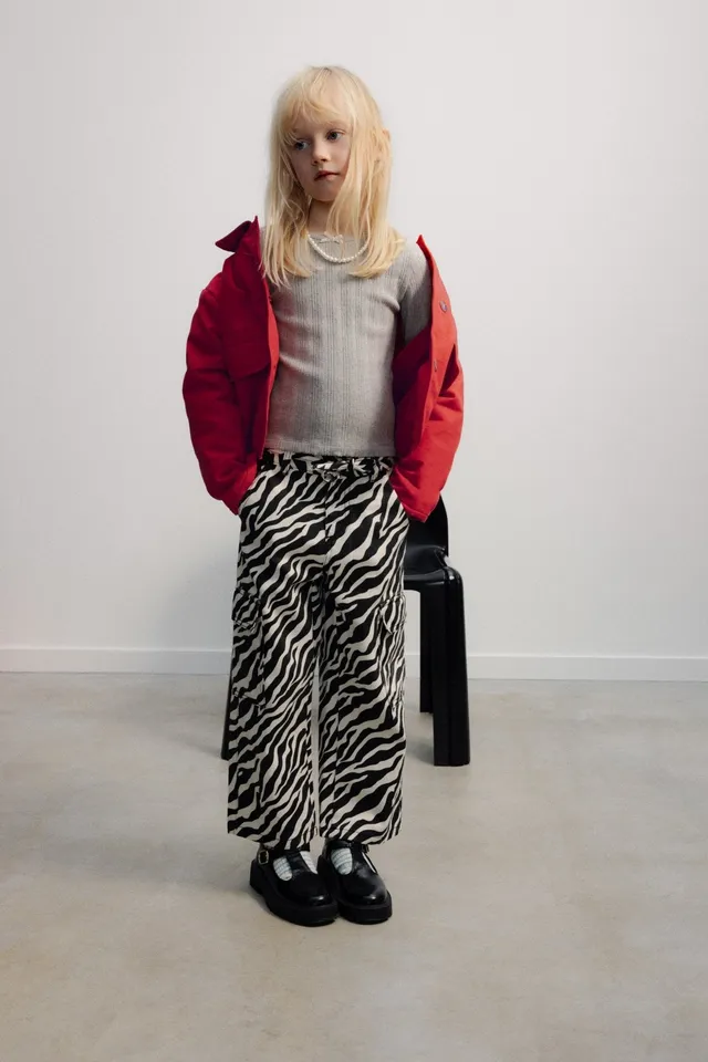 The New Society Dakota pantalone cargo zebra cotone