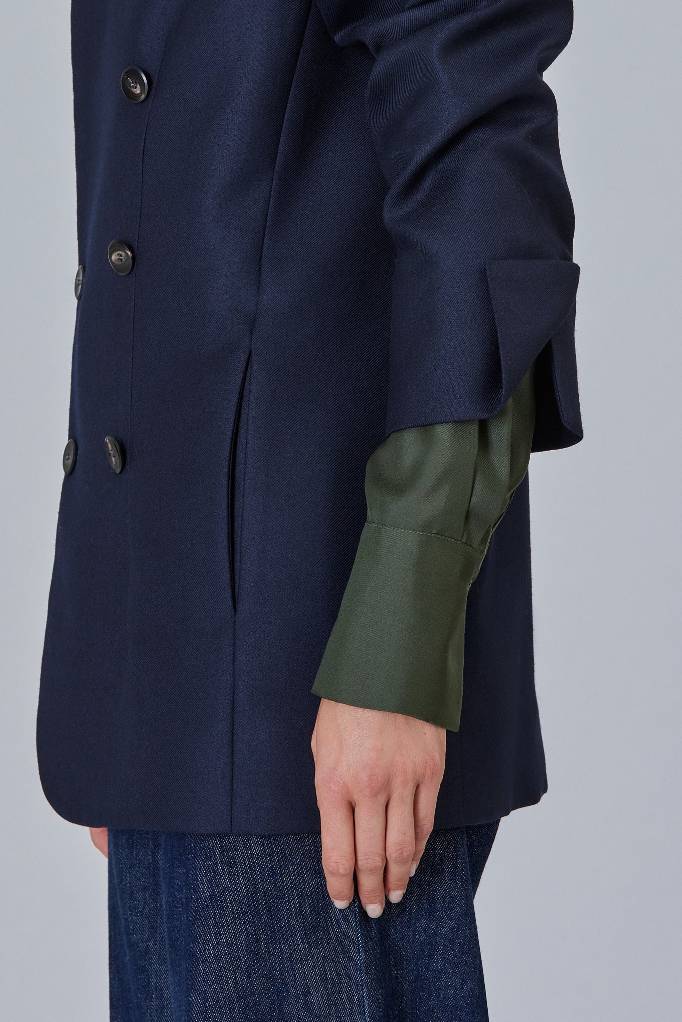 Sa Su Phi Lauren Giacca doppiopetto flanella cashmere