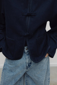 The New Society Indie Coat cappotto donna lana nero Black Iris