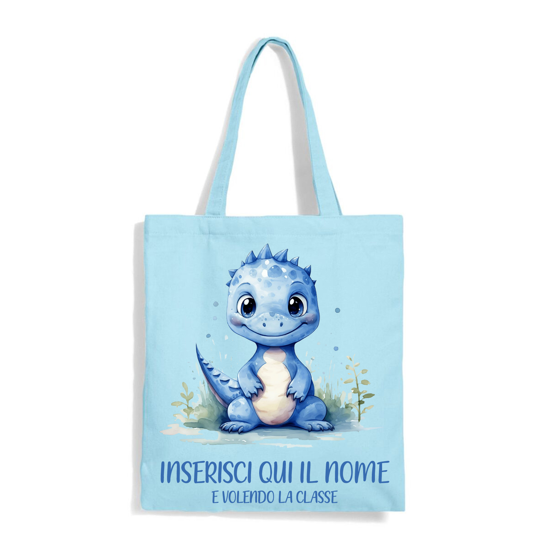 Mr. Gadgets Drago shopper azzurra riutilizzabile