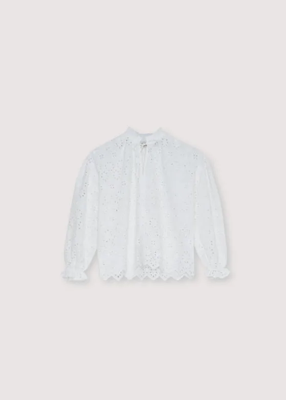 The New Society Sakura Blusa Ricamata Cotone