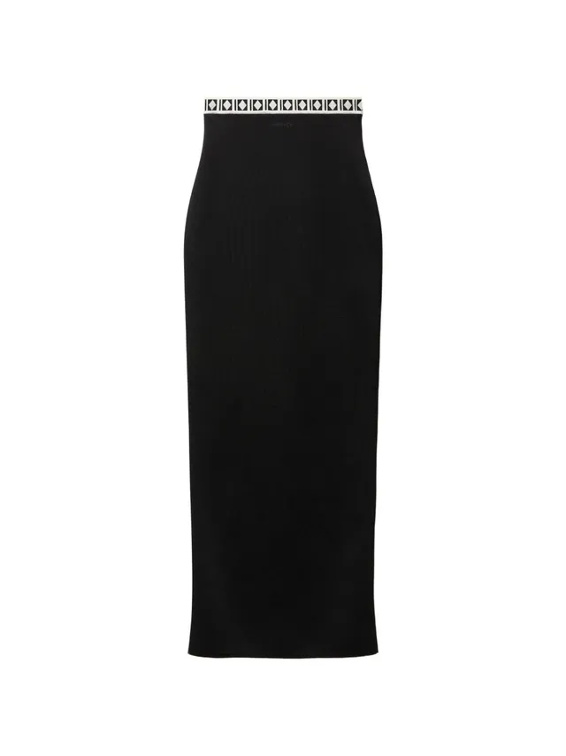 Versace 1025355 gonna lunga nera donna