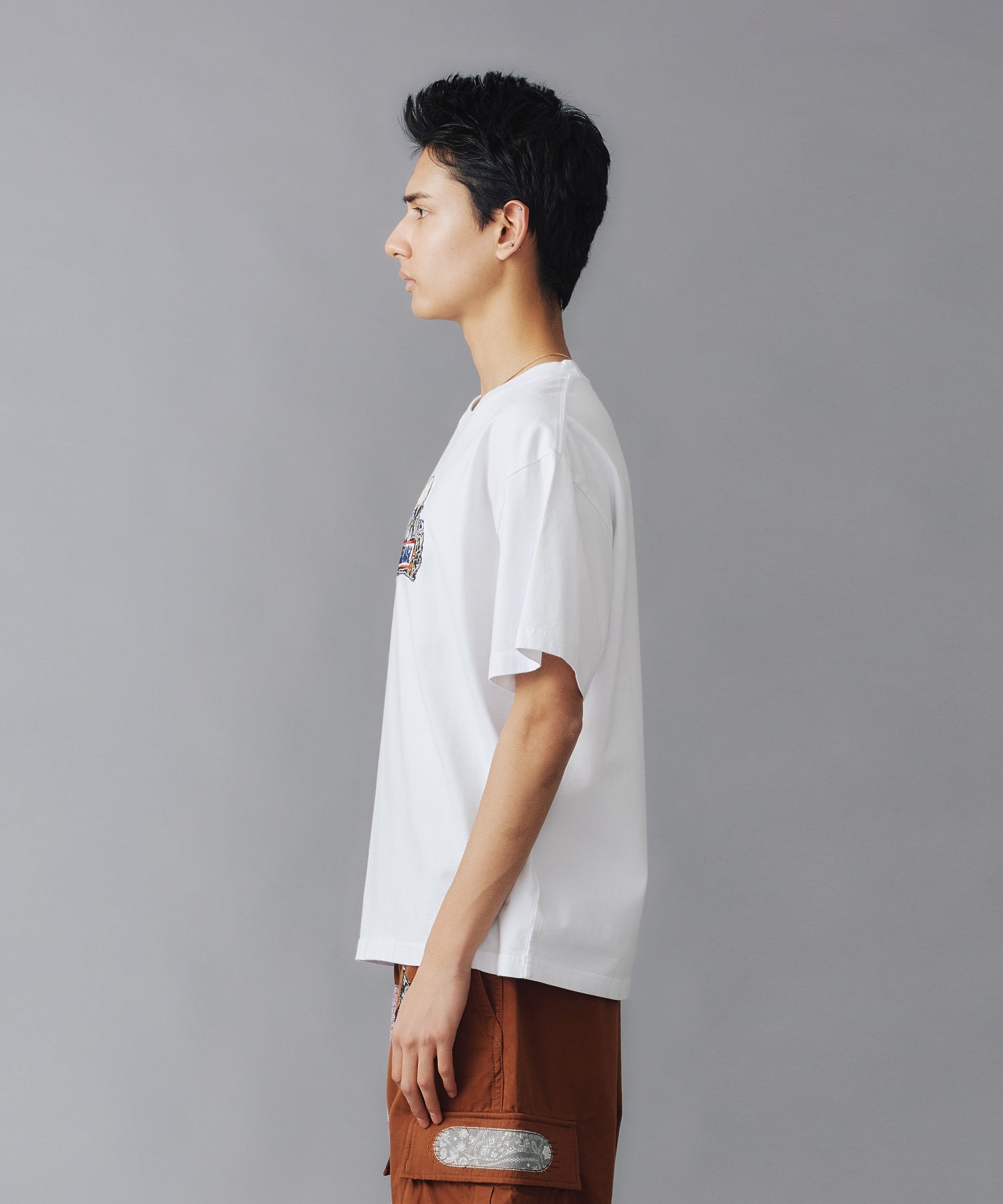 X-Large Skull Logo S/S Tee maglietta ricamo cotone