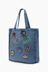 The New Society Ridge borsa denim cotone lyocell