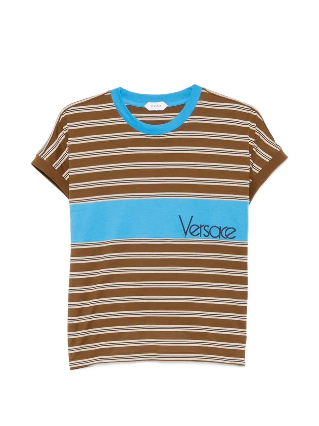 Versace 1025511 1A18439 t-shirt uomo chestnut beige