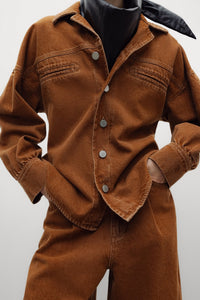 The New Society TNS Denim camicia donna cotone riciclato