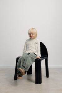 The New Society TNS Denim Baggy Pant pantaloni donna verdi tea leaf
