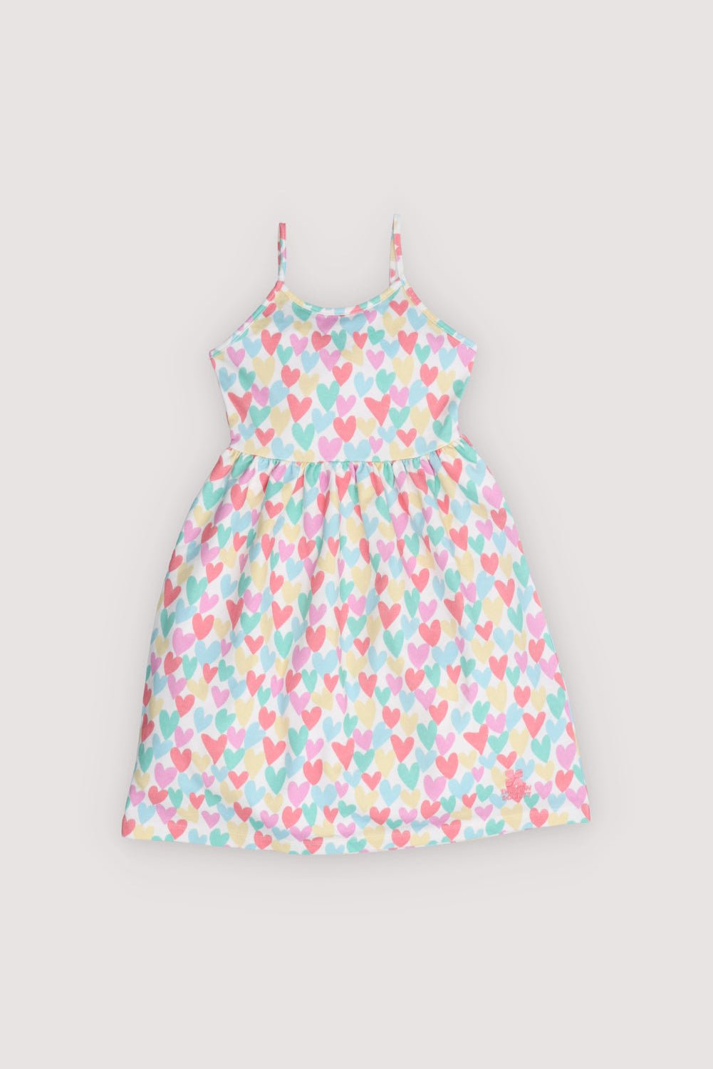 THE NEW SOCIETY Anis Vestito Bambina Cotone Cuori