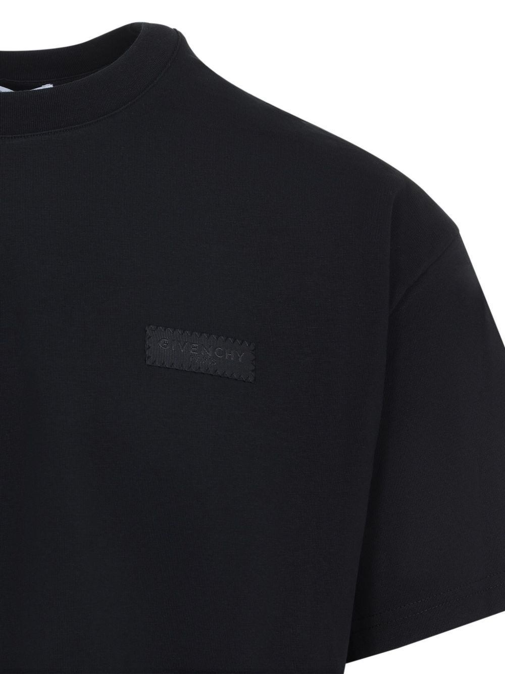 Givenchy BM71NK3YSJ t-shirt nera girocollo