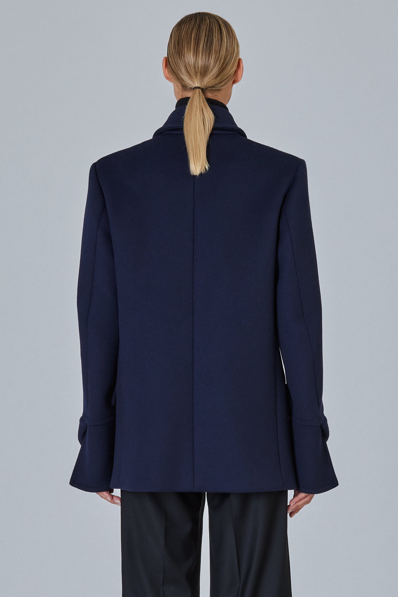 Sa Su Phi Short Double Cashmere Peacoat cappotto corto