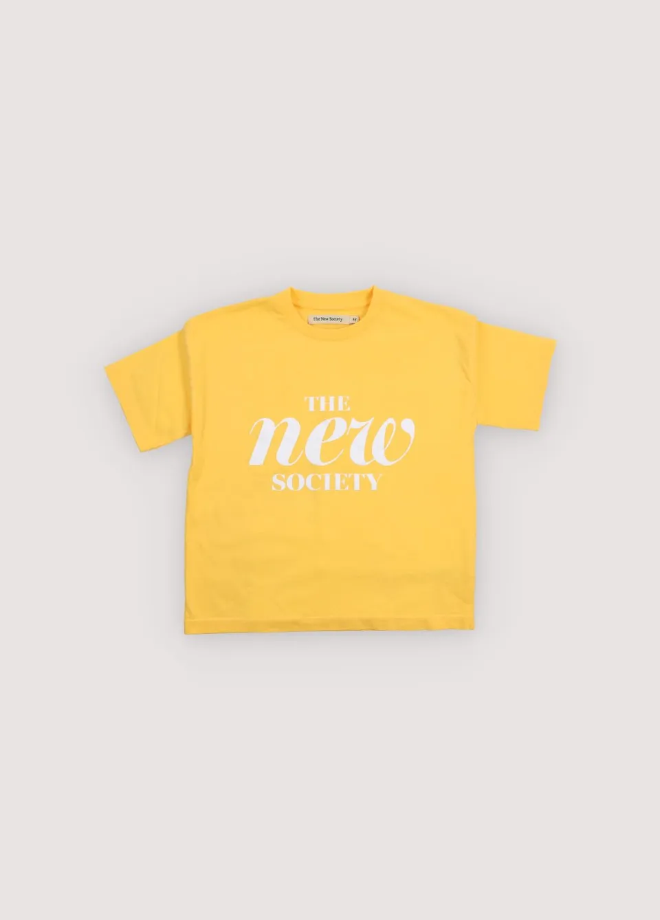 The New Society Maca t-shirt bimbi mimosa 6 anni cotone