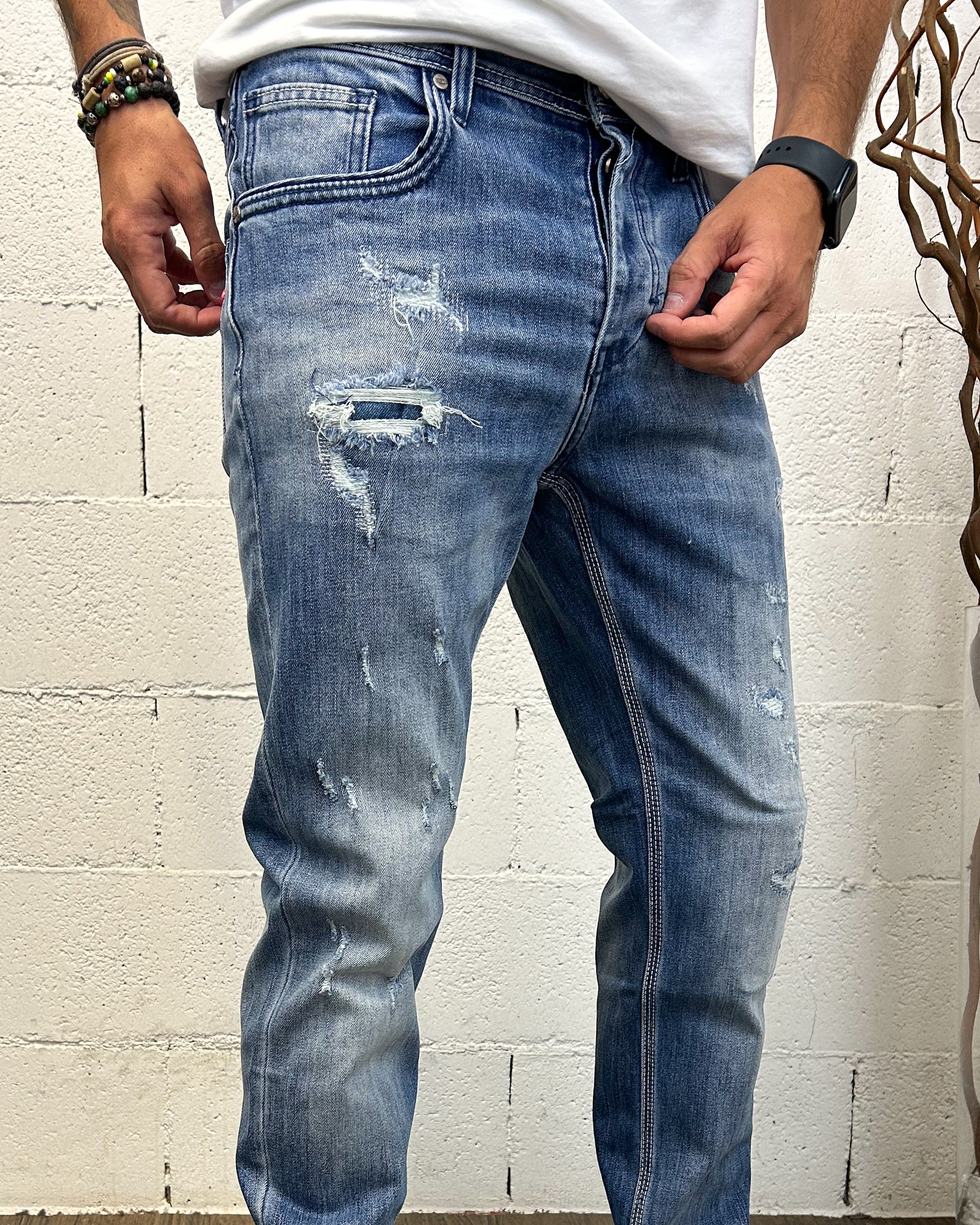 ONLYONE OVER-D Regular Fit Jeans Mid Blue