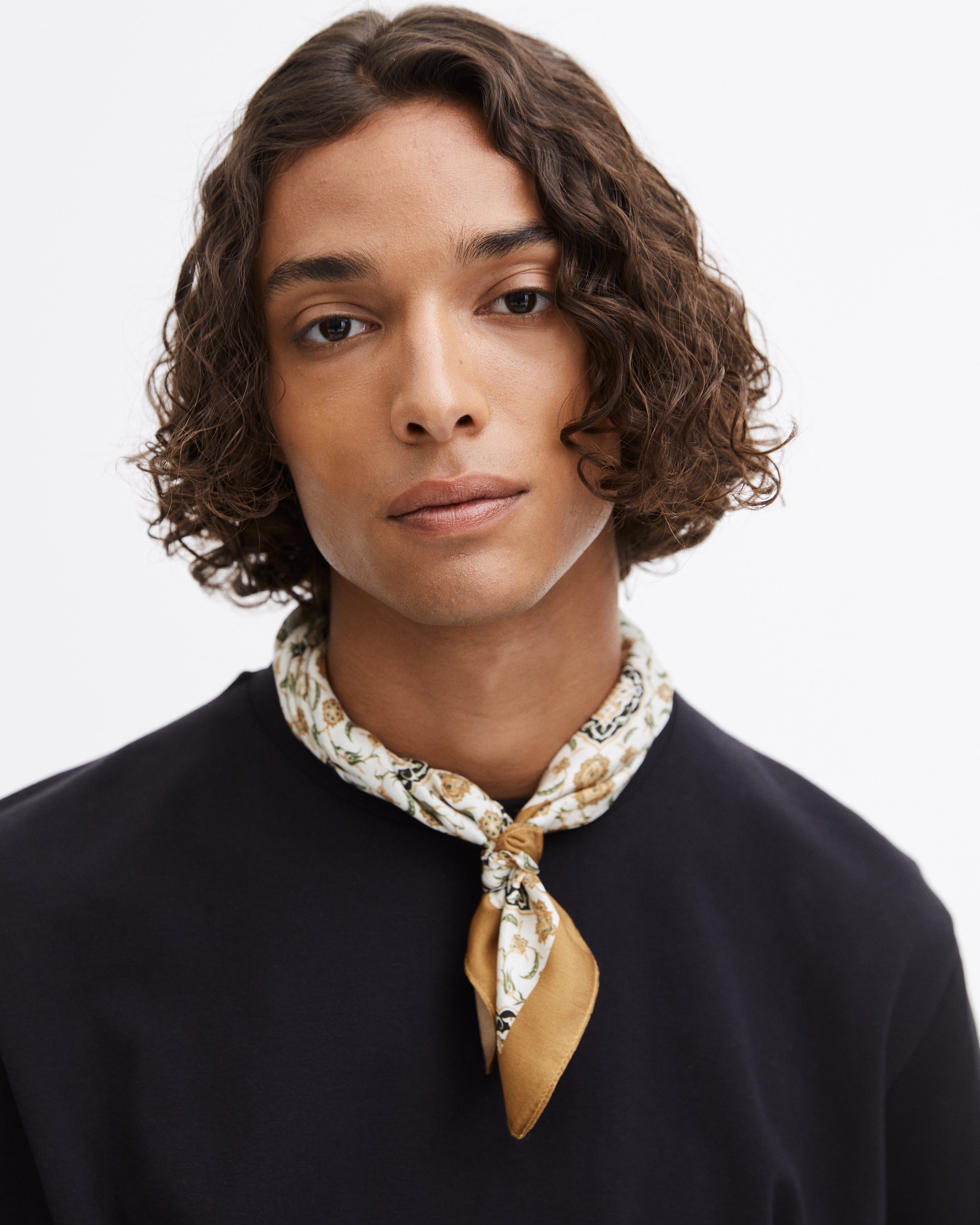 GOODPEOPLE Ted t-shirt nera 2 pezzi cotone elasticizzato
