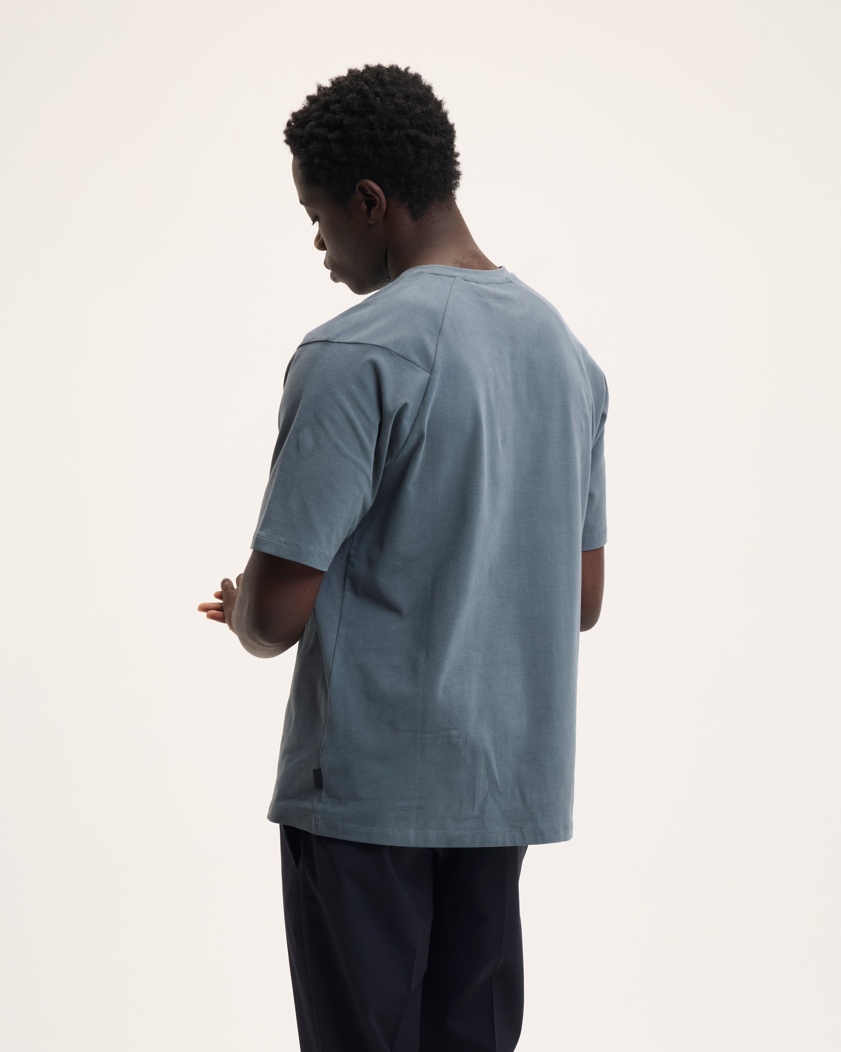GOODPEOPLE Ted Relaxed t-shirt cotone urban green
