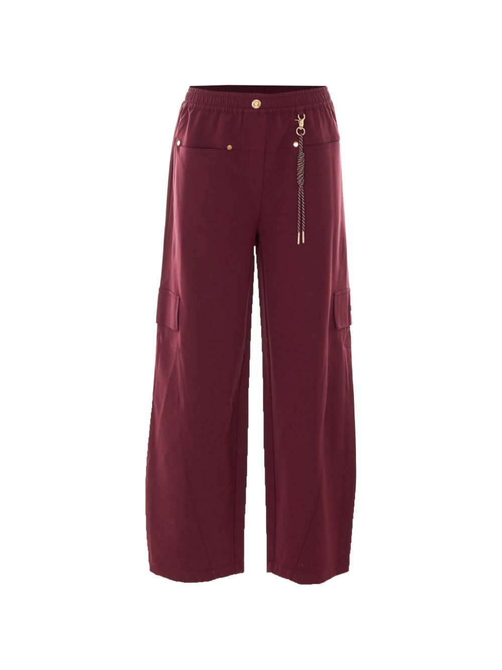 Liu Jo Sport TF6067 T695A pantaloni rosso aubergine